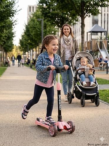 🛴 Детский самокат с подсветкой колёс 🌟 💥 Весёлый и полезный подарок at lalafo.kg 🛴 Детский самокат с подсветкой колёс 🌟 💥 Весёлый и полезный подарок