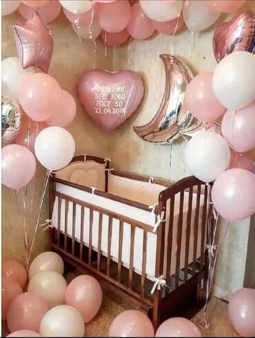 купить гелевый балон для шаров: Геливые шары Шарики на заказ Выписка из роддома День рождения Юбилей — 11