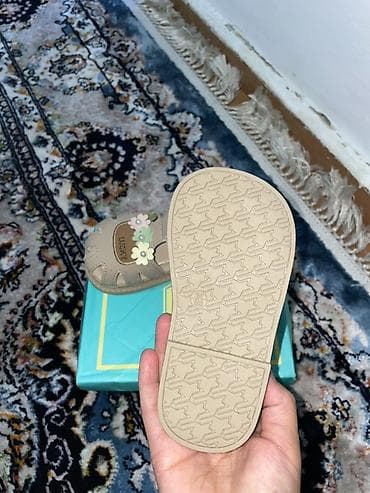 кеды кожа: Детские сандалии LUCKY - Модель: закрытый мыс с прорезями для — 1