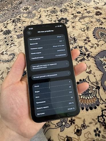 планшеты apple: IPhone 12 Pro Max, 256 ГБ, Серебристый — 2