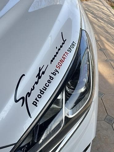 Виниловая наклейка на автомобиль “Sports mind – produced by SONATA
