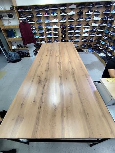 Лак жана боёк материалдары: Кеңсе үчүн үстөл, Жөндөлбөй турган, Тик бурчтуу — 4