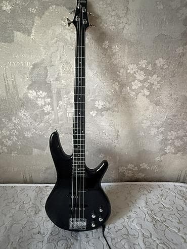Музыкальные инструменты: Оригинальная электрическая бас‑гитара Ibanez GSR (4 струны), черный — 3