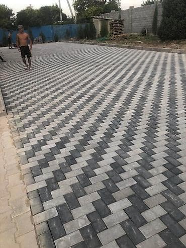 брусчатка бу: Брусчатка кирпич, Другое применение, Бетонная, Прессованная, Новый, Укладка, Гарантия — 5