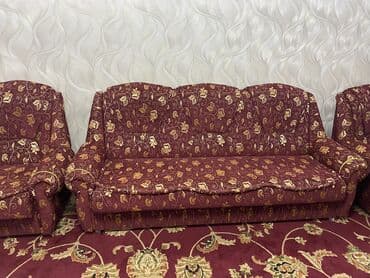 шкаф стол и кровать: Уктоочу бөлмө гарнитуру, Эки кишилик керебет — 3