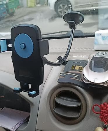 телефон для авто: Держатель для смартфона в автомобиль с длинной гибкой штангой и — 3