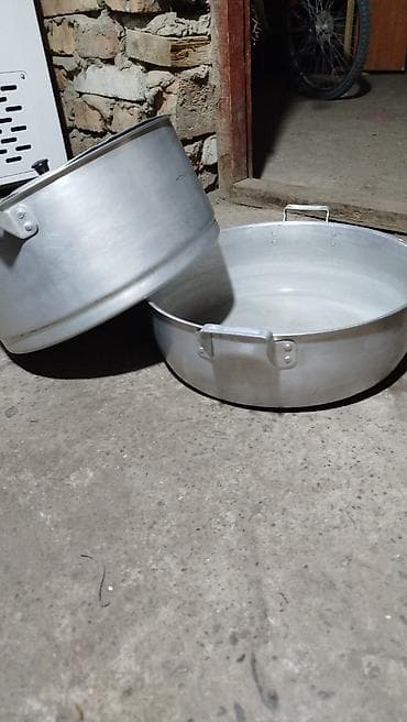 накопитель воды: Пароварка/мантышница из алюминия, разборная, с крышкой — 4