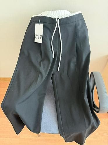 Брюки Широкие, Осень-весна, Новый, M