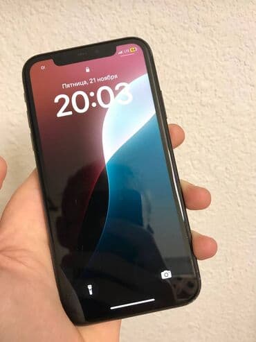 старлайн бишкек: IPhone 11, Колдонулган, 128 ГБ, Кара, 78 % — 3