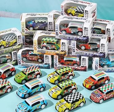 Игрушки: Набор игрушечных машинок Toy Car — яркие мини-авто в гоночном стиле — 1
