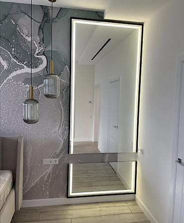 зеркало с подстветкой: Зеркала с парящей подсветкой — стиль и комфорт в одном Современные — 5