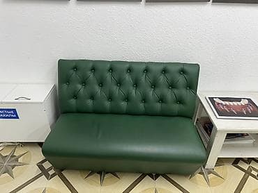 кресла парикмахерская: Комплект офисной мебели, Б/у, Дерево, Самовывоз, цвет - Зеленый — 3