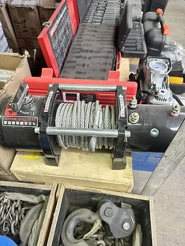Электрическая лебёдка SHUNLI 12V, грузоподъёмность 6000 lb (≈2720 кг)
