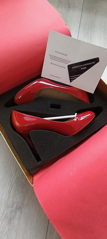 туфли лабутены мужские: Туфли, 36, Christian Louboutin, Новый, цвет - Красный, Самовывоз — 9