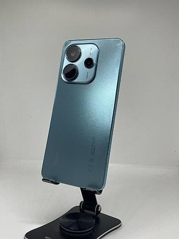 Redmi, Redmi Note 14, Б/у, 256 ГБ, цвет - Голубой, 2 SIM