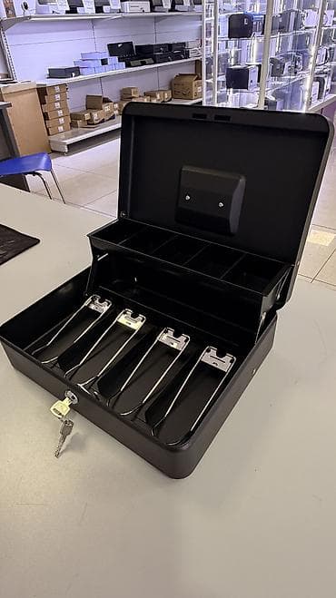 Соода жабдуулары: Денежный Ящик Портативный AW-P300, 4-отс. для купюр, 5-ячеек для — 2