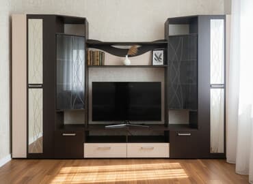 дом на колесах цена бишкек: Гарнитур для зала, Тумба под ТВ, ДСП, Платная доставка, Самовывоз, цвет - Бежевый — 1