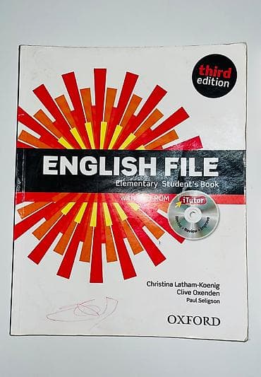 сумка черная: Продаю книгу English File Elementary Students book и Workbook — 3