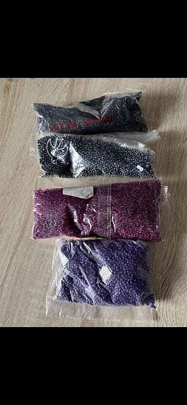 шкатулка из бусин: Бисер/стеклярус «OK», «JOY Brand», «Glass Beads» — набор разнообразных — 7