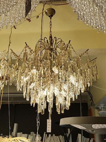 люстры лед: Хрустальная потолочная люстра с LED-подсветкой - Тип: подвесная — 1