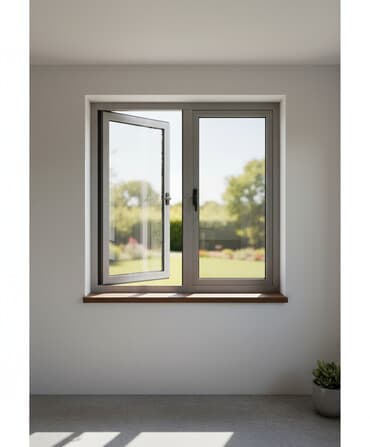 набор ключей ош: Окно "ТЕРЕЗЕЛЕР" от Hoffmann Aluminium, изготовленное из алюминиевого — 1