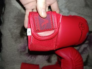 Спорттук формалар: Перчатки для каратэ (кумитэ) Arawaza, цвет красный, размер S. - — 4