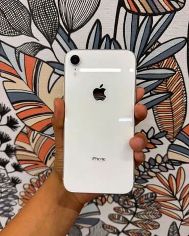 IPhone Xr, Б/у, 64 ГБ, Белый, Наушники, Зарядное устройство, Чехол, 79 % at lalafo.kg IPhone Xr, Б/у, 64 ГБ, Белый, Наушники, Зарядное устройство, Чехол, 79 %