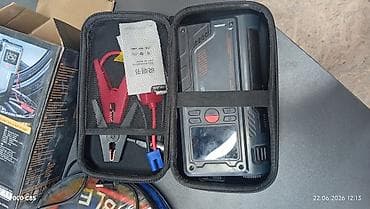 Пуско-зарядное устройство со встроенным компрессором (Jump Starter — 1