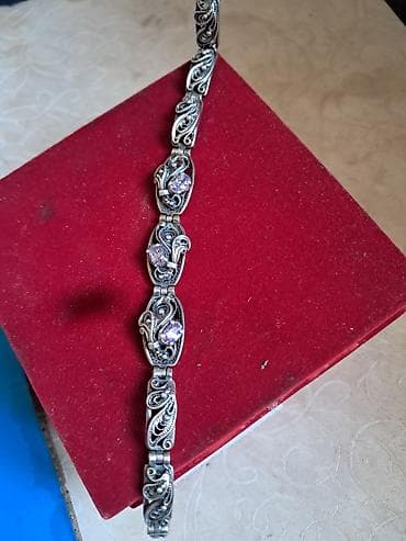 Зер буюмдар: Браслеты в винтажном стиле - Материал: серебристый металл. - Дизайн — 1