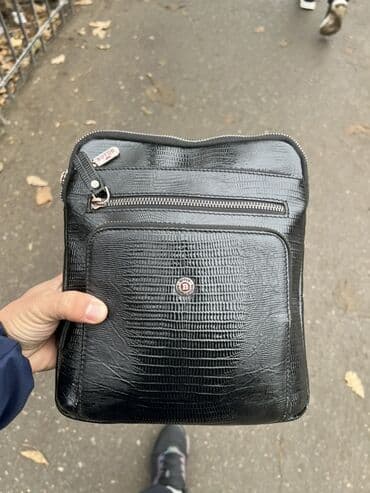 Классическая сумка, Butun, Материал: Искусственная кожа, Застежка на молнии, Мужские