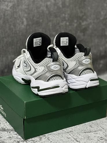 бутсы 37: Кроссовки, 36, 37, 36.5, Lacoste, Новый, цвет - Серебристый — 5