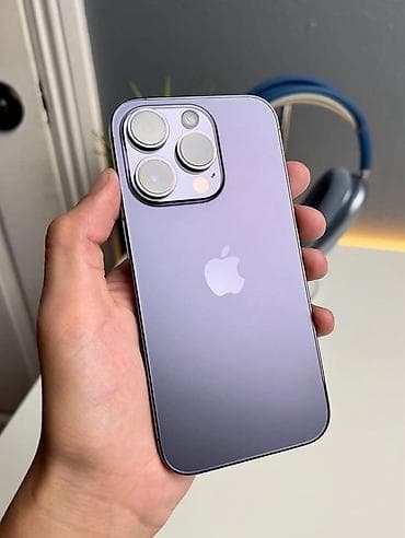 iphone 13pro 256: IPhone 14 Pro, Б/у, 128 ГБ, Deep Purple, Защитное стекло, Чехол — 1