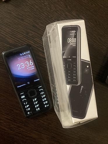 nokia n90: Nokia 8000 4G, Б/у, 4 ГБ, цвет - Черный, 2 SIM — 2