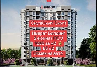 Недвижимость: 2 комнаты, 85 м², Рабочий Городок Элитка, 12 этаж, ПСО (под самоотделку) — 1