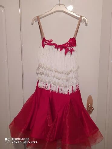 танцующий кактус купить: Детское платье, цвет - Белый, Б/у — 1