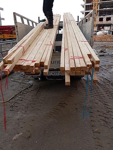 брус: Доски, Обрезные, Для строительства, Сосна — 6