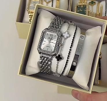 lns часы женские цена: Женский подарочный набор украшений в коробке Состав: - Кварцевые — 1