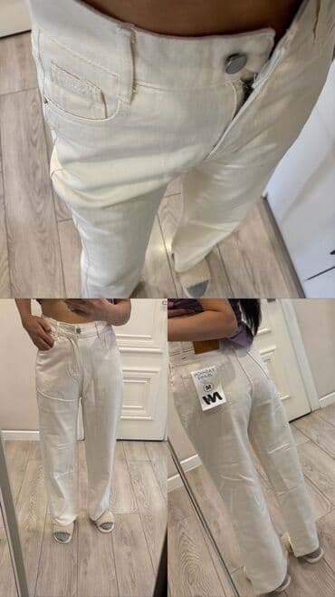 Штаны белые новые М размер 800 сом 
Спорт костюм новые S размер 1200