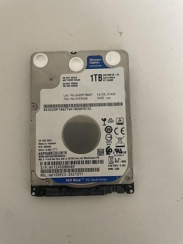 хдд 500 гб: Накопитель, Western Digital (WD), HDD, 1 ТБ, 2.5", Для ноутбука — 1