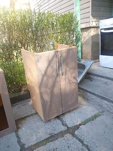 stol: Кухонный гарнитур, цвет - Бежевый, ДСП — 3