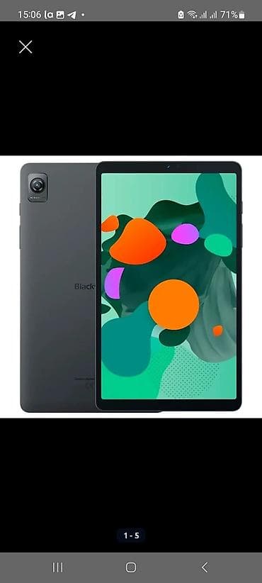 Планшет, эс тутум 128 ГБ, 8" - 9", 4G (LTE), Колдонулган, Классикалык түсү - Боз