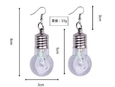 украшение шампанского для свадьбы: Серьги оригинальные Подвески в виде лампочек — смелый и креативный — 2