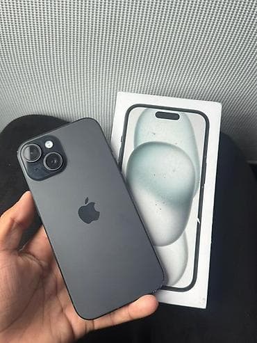 16 iphone: IPhone 15, 128 ГБ, Черный, Коробка, 100 % — 1