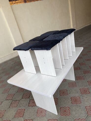 стол и 4 стулья: Кухонный стол и стул, Новый, Самовывоз, Бесплатная доставка, Платная доставка — 3