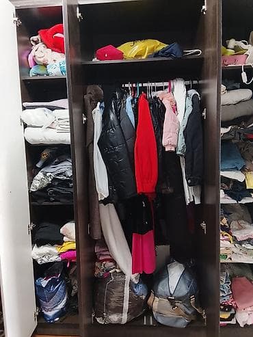 Кийим үчүн комоддор: Уктоочу бөлмө гарнитуру, Шкаф, түсү - Ак — 3