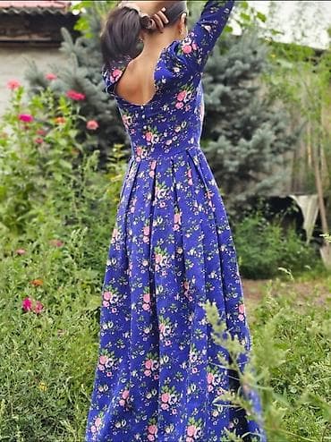 плащ велюр: Вечернее платье, Коктейльное, Длинная модель, С рукавами, S, M — 9