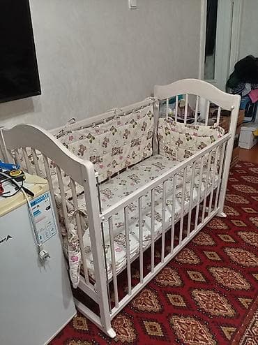 даром коляски: Детская кроватка-качалка с маятниковым механизмом - Материал — 3