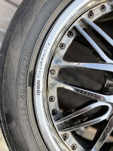колесо соната: Колеса в сборе 235 / R 18, Лето, Б/у, Комплект, Внедорожные (АТ/МТ), Литые, отверстий - 5 — 3