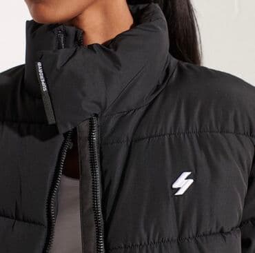 tech fleese: Superdry. Женская удлиненная спортивная водоотталкивающая — 5