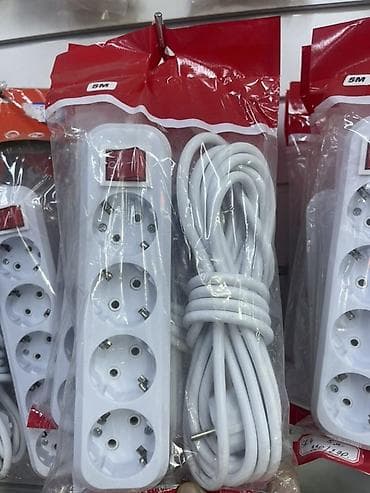 mini projector: Удлинитель, Длина: 5 м, 4 розетки — 3